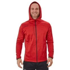 Bauer Fleece Zip Hoodie Vapor Senior